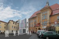 Přístavba nového pavilonu Střední školy AGC | Ing. arch. Jan Hanzlík architektonická kancelář